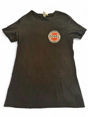 Vintage Bodes General Store Black Short Sleeve Tee with Logo